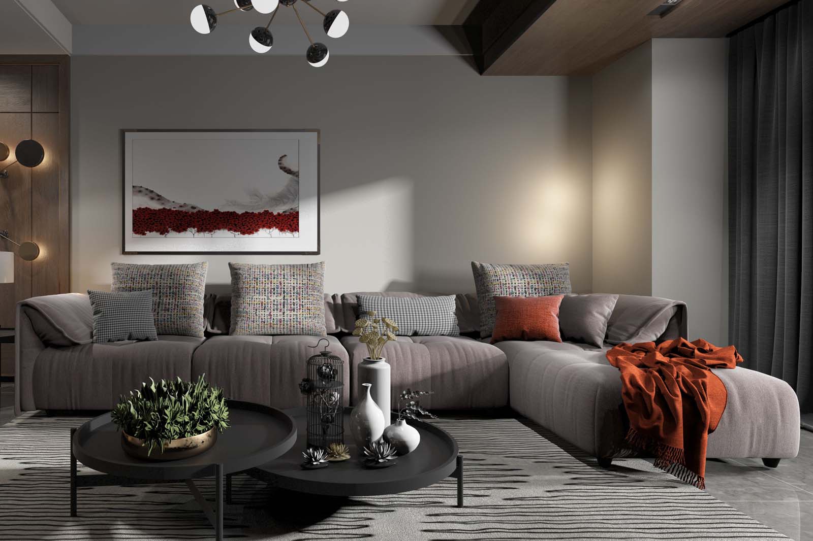 茶幾電(diàn)視(shì)櫃-客廳沙發的(de)品位折射出主人(rén)的(de)待客之道(dào)